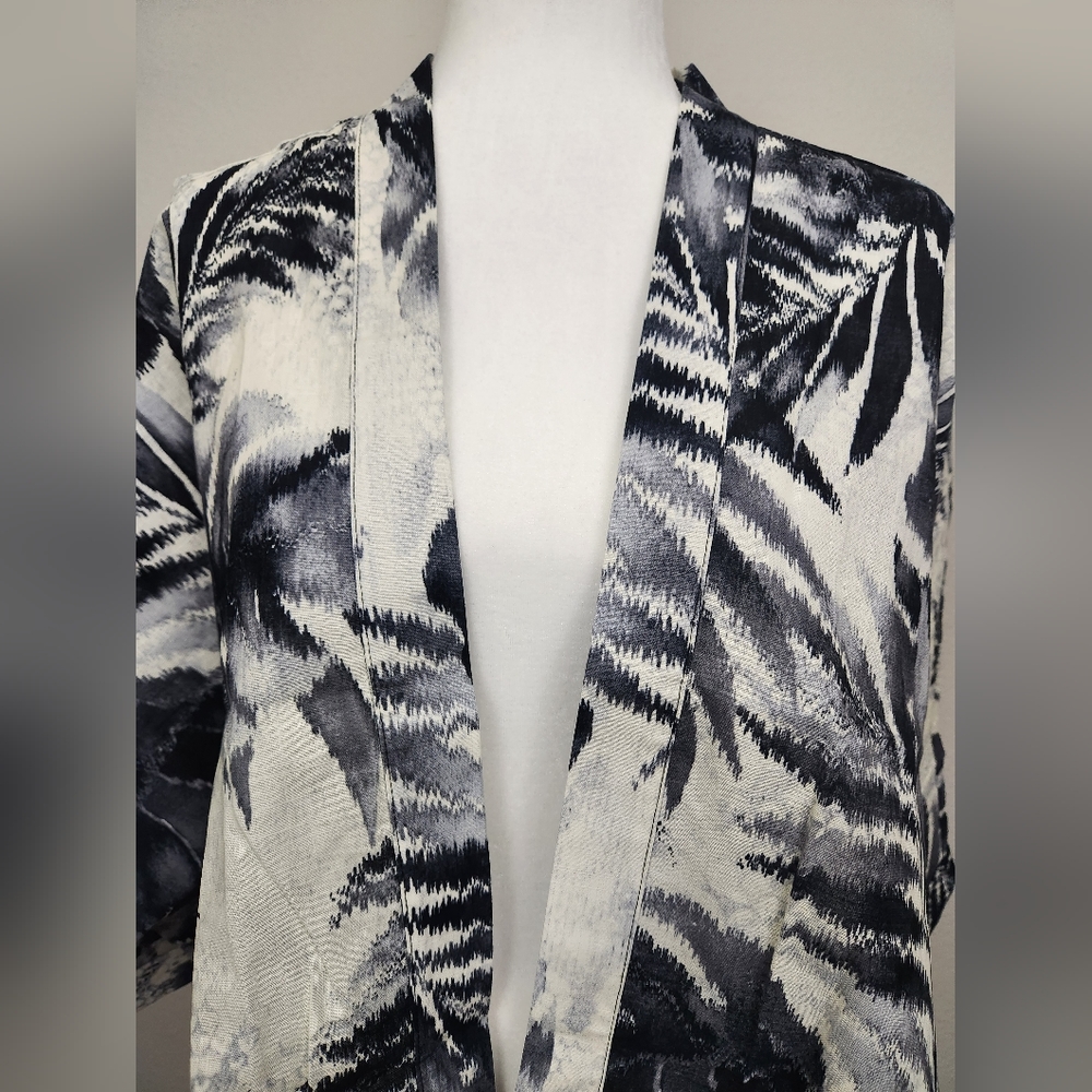 IMAN Global Chic Printed Cotton Ruana